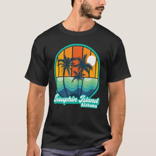 Vintage Dauphin Island Alabama Summer 90s Beach So T_Shirt