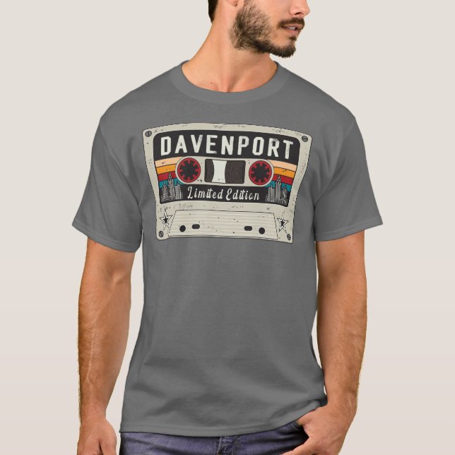 Vintage Davenport City Limited Edition   T-Shirt (Front)