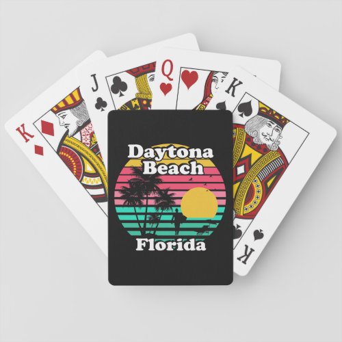 Vintage Daytona Beach Florida Poker Cards