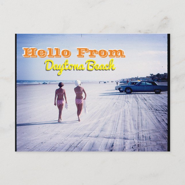 Vintage Daytona Beach Florida Postcard (Front)