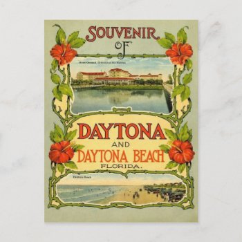 Vintage Daytona Beach Postcard by RetroMagicShop at Zazzle