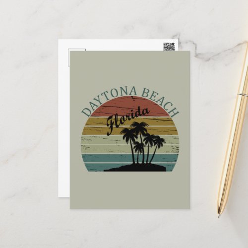 vintage daytona beach postcard