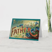 Vintage Dear Father Card