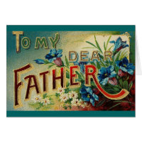 Vintage Dear Father Card