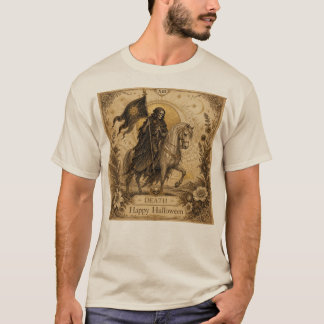 Vintage Death Tarot Halloween T-Shirt