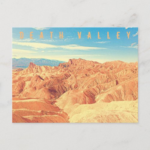 Vintage Death Valley California Desert Travel Postcard