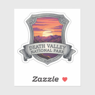 Vintage Death Valley National Park Souvenir Sticker