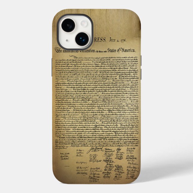 Vintage Declaration of Independence Case-Mate iPhone Case (Back)