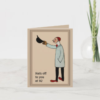 Vintage Deco Birthday Greeting Card