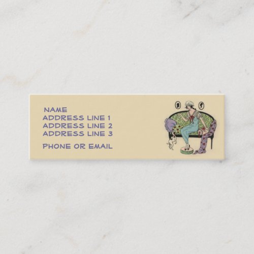 Vintage Deco Doll Business Card
