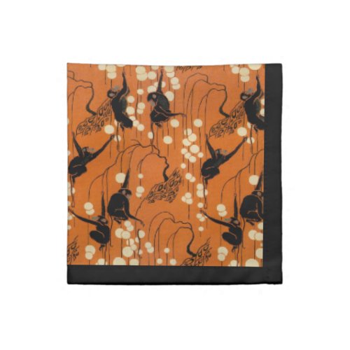 Vintage Deco Moderne Monkeys Napkin