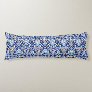 Vintage Decorative Art 19th Century Floral Design Body Pillow