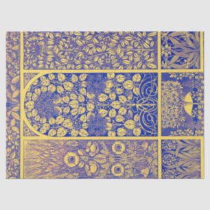 Vintage Decorative Botanical Art Nouveau Pattern Tissue Paper