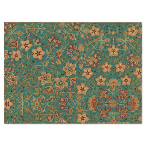 Vintage Decorative Floral Rug Pattern Tissue Paper