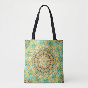 Vintage decorative pattern. Islam, Arabic, Indian, Tote Bag