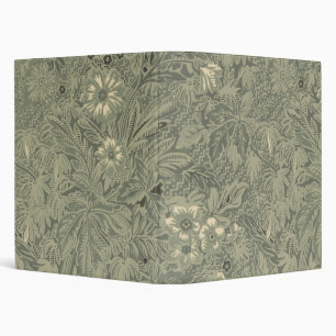 Vintage Decorative Rustic Botanical Pattern 3 Ring Binder