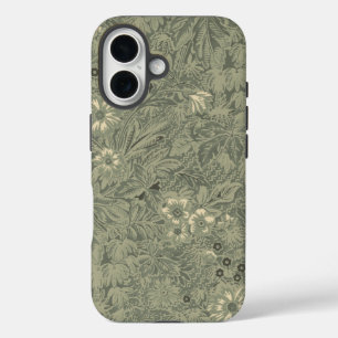 Vintage Decorative Rustic Botanical Pattern iPhone 16 Case