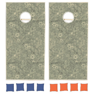 Vintage Decorative Rustic Botanical Pattern Cornhole Set