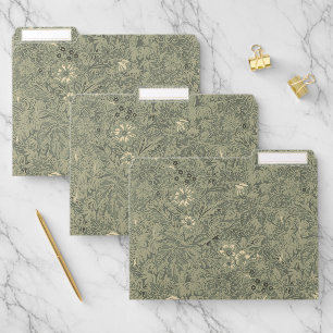 Vintage Decorative Rustic Botanical Pattern File Folder