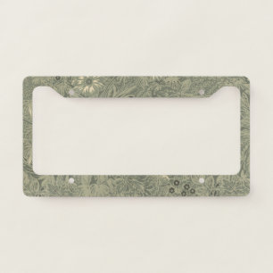Vintage Decorative Rustic Botanical Pattern License Plate Frame