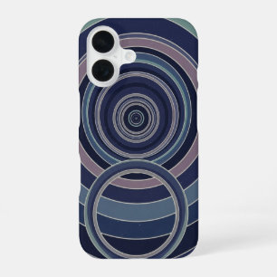 Vintage Deep Space Rings iPhone 16 Case