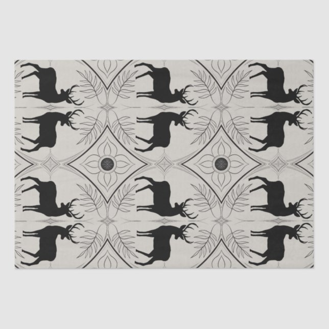 Vintage Deer 2 Tissue Paper (Front)