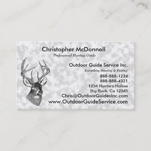 Customizable Vintage deer art graphic business cards