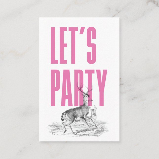 Vintage Deer Ticket (Front)