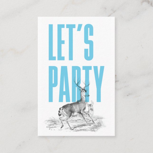 Vintage Deer Ticket (Front)