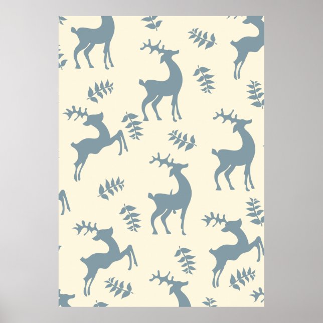Vintage Deers Poster (Front)