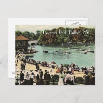 Vintage Delaware Park Postcard | Zazzle