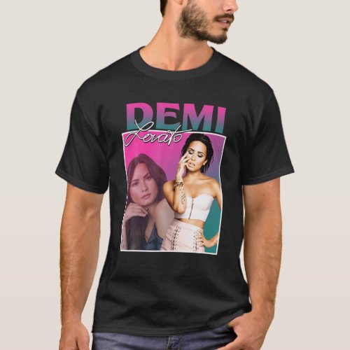 Vintage Demis Design Arts Lovatos Vaporware Singer T_Shirt