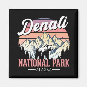 Vintage Denali National Park – Alaska Travel Magnet