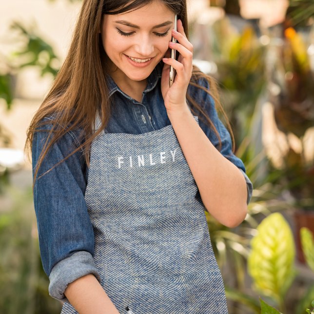 Vintage Denim Blue Jeans Look Apron (Creator Uploaded)