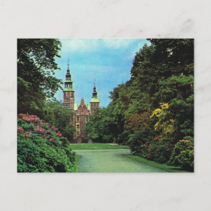 Vintage Denmark, Copenhagen, Rosenburg Castle Postcard