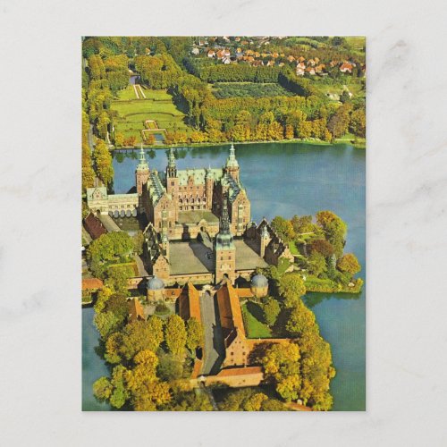 Vintage  Denmark Fredericksburg Castle Postcard