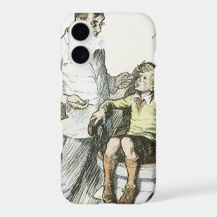 Vintage Dental, Dentist with a Boy in the Chair iPhone 17 Case