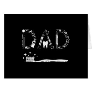 Vintage Dentist Dad Father Grandpa Father's Day Me Cards