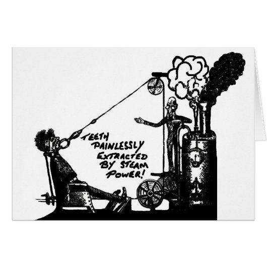 vintage dentist gifts cards (Front Horizontal)