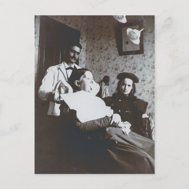 Vintage Dentist Postcard (Front)