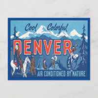 Vintage Denver Colorado Postcard