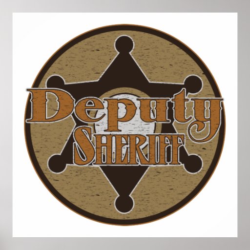 Vintage Deputy Sheriff Poster | Zazzle