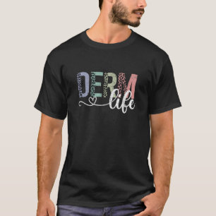 Vintage Derm Life Dermatology Cosmetic Dermatologi T-Shirt