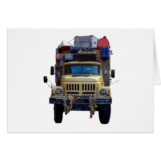 Vintage Desert Expedition Truck Cards (Front Horizontal)