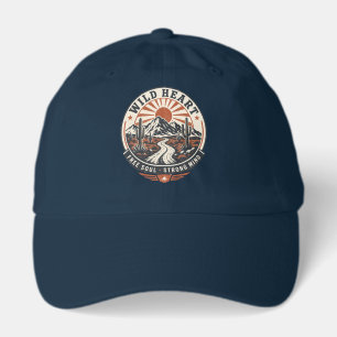 Vintage Desert Mountain Adventure Badge Hat