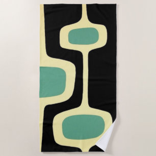 VINTAGE DESIGN 80'S STYLE 70'S STYLE ART BEACH TOWEL