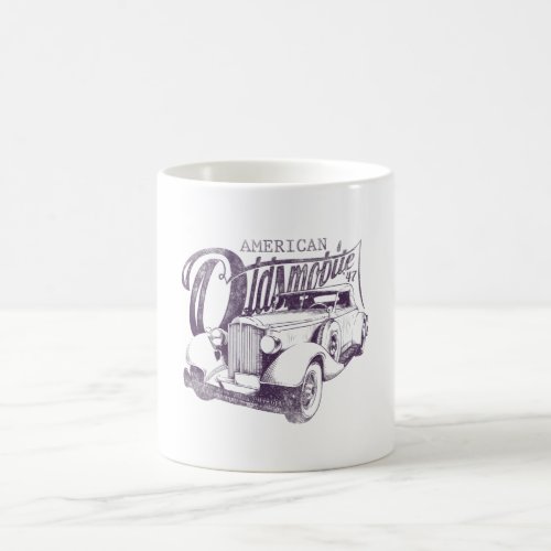 Vintage Design American Oldsmobile Coffee Mug