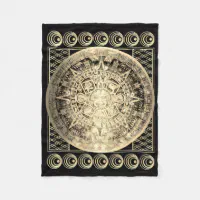 Aztec calendar blanket cheap
