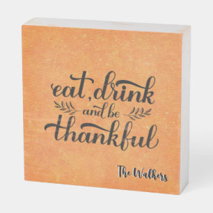 VINTAGE DESIGN BACKGROUND WITH INSPIRATIONAL QUOTE WOODEN BOX SIGN
