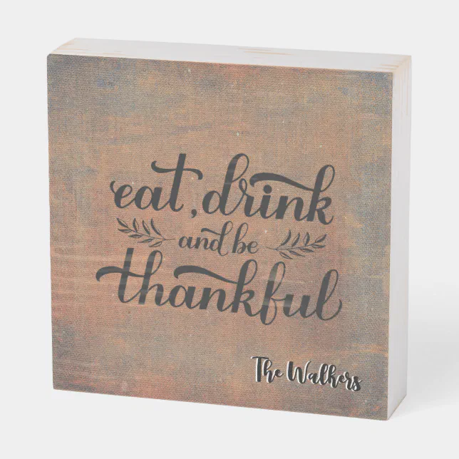 VINTAGE DESIGN BACKGROUND WITH INSPIRATIONAL QUOTE WOODEN BOX SIGN | Zazzle
